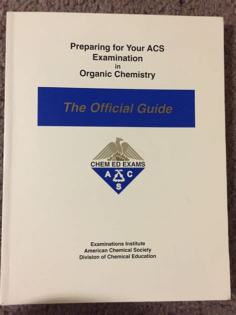 Biochemistry -‐ Organic Chemistry Lab Manual | California State . . Acs organic chemistry official guide pdf